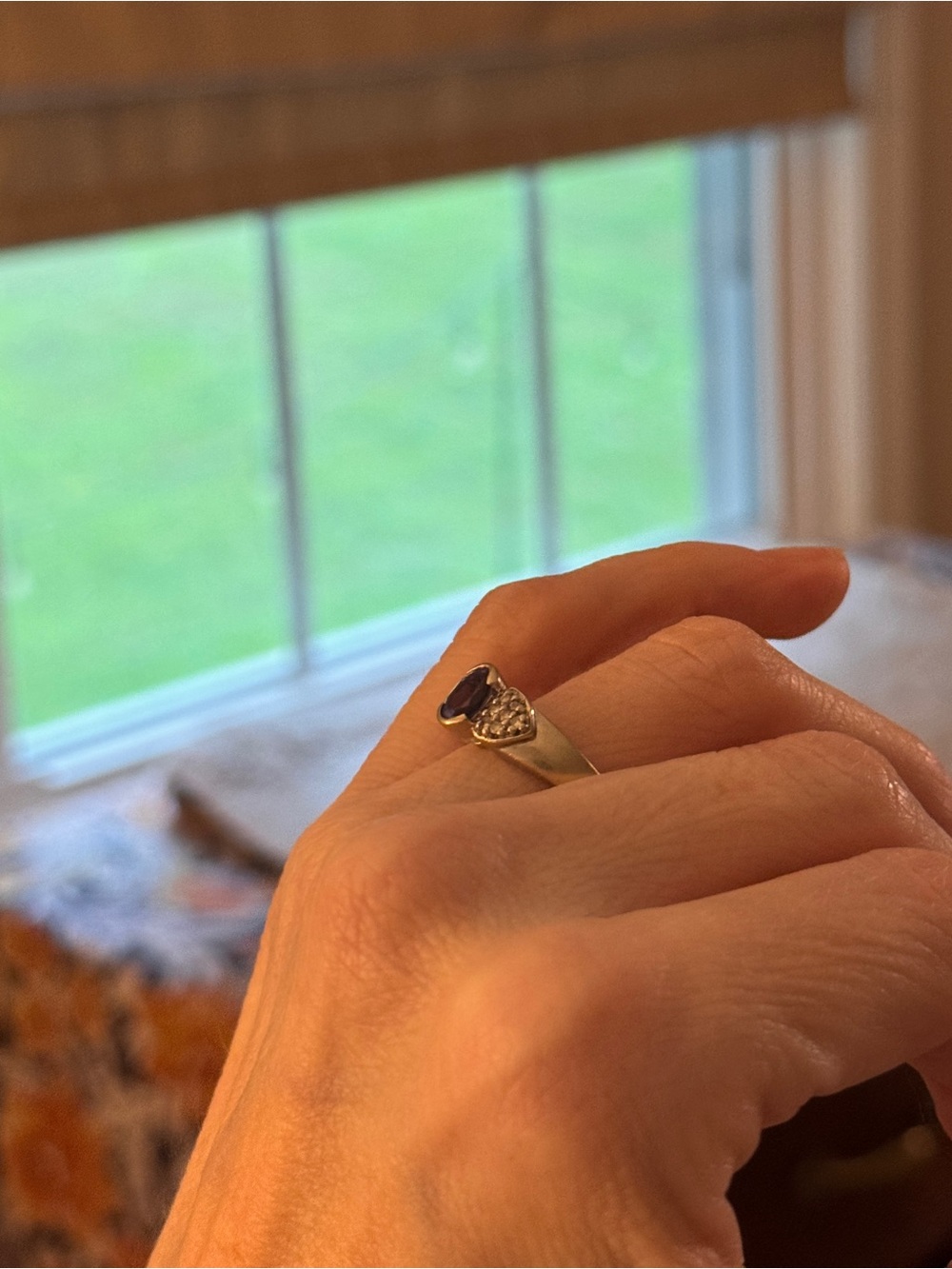 Levian Solid 14K white gold tanzanite and Diamond Accent women’s ring sz 6.25 - Picture 8 of 10